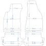 Audi A4 B6/B7 Cabrio 2002-2009r. Dywaniki w jakości GOLD - na Zamówienie kolory do wyboru