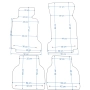 BMW Seria 7 E38 1994-2001r. Dywaniki w jakości RZ - na Zamówienie kolory do wyboru.