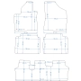 Hyundai ix55 7os 2007-2012r. Dywaniki w jakości RZ - na Zamówienie kolory do wyboru.