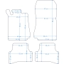 Mercedes CLK W208 1997-2002r. Dywaniki welurowe w jakości Gold - na Zamówienie kolory do wyboru