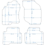 Nissan X-Trail T30 2001-2007r. Dywaniki welurowe w jakości LUX - na Zamówienie kolory do wyboru.