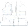 Dywaniki welurowe Peugeot 5008 5os. 2009-2017r. w jakości SILVER - na Zamówienie kolory do wyboru