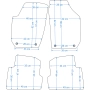 Skoda Fabia 2007-2014r. Dywaniki welurowe w jakości Diamond - na Zamówienie kolory do wyboru