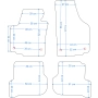 Dywaniki welurowe Skoda Yeti 2009-2017r. w jakości Economy - na Zamówienie kolory do wyboru