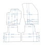 Dywaniki welurowe Volvo XC90 5os 2003-2015r. w jakości Economy - na Zamówienie kolory do wyboru