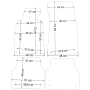 BMW E39 1996-2003r. + 8 STOPERÓW Dywaniki welurowe ECONOMY - czarne (SE013)