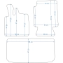 Smart ForTwo 1998-2007r. Dywaniki welurowe w jakości Diamond - na Zamówienie kolory do wyboru
