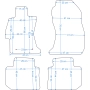 Subaru XV 2011-2018r. Dywaniki welurowe w jakości Platinum - na Zamówienie kolory do wyboru