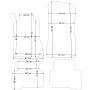 Mercedes C-Klasa W203 2000-2007r. - Dywaniki Welurowe RYPSOWE (czarne MS011)