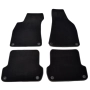 Audi A4 B6/B7 2000-2008r. / Seat Exeo 2008-2013r. Dywaniki welurowe w jakości Gold (czarne-G008)