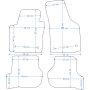 Dywaniki welurowe Seat Leon II 2005-2012r. w jakości Economy - na Zamówienie kolory do wyboru